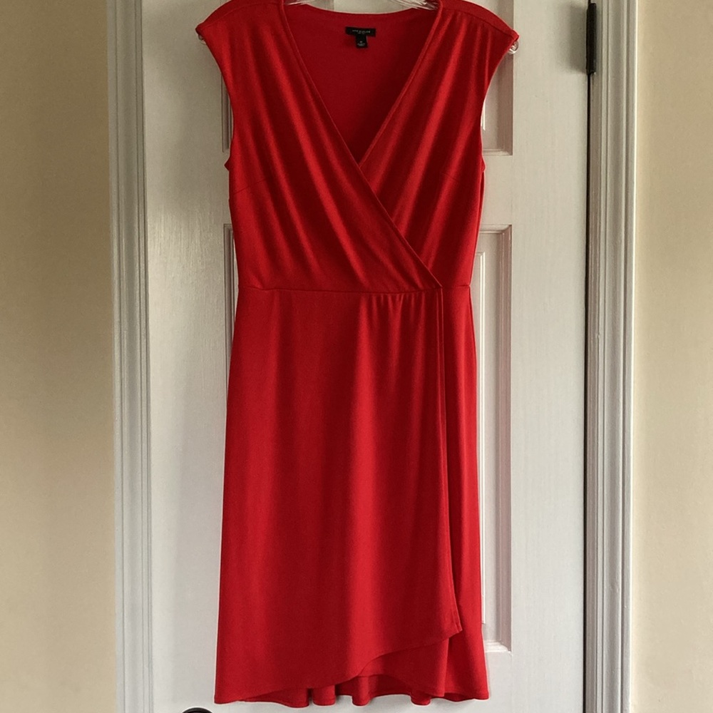 Ann Taylor red dress